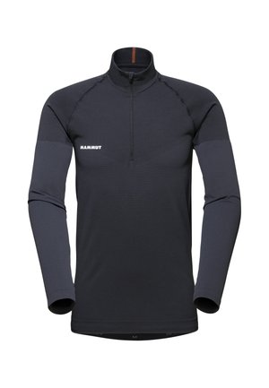 Mammut TRIFT HALF ZIP LONGSLEEVE MEN - T-shirt à manches longues - black