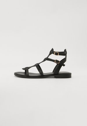 Sandaler med ankelstøtte - black