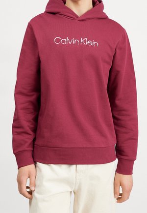 Felpa con cappuccio - light red