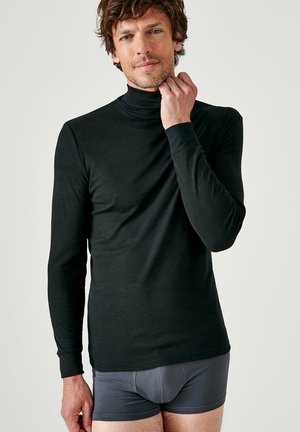 FINE MANCHES LONGUES  - Maglietta intima - noir