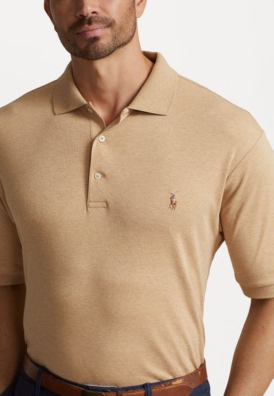 Polo Ralph Lauren Big & Tall SOFT COTTON POLO SHIRT - Bluză polo - classic camel heather