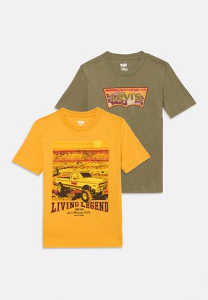 BIG TEE 2 PACK - Majica kratkih rukava s printom - mineral yellow