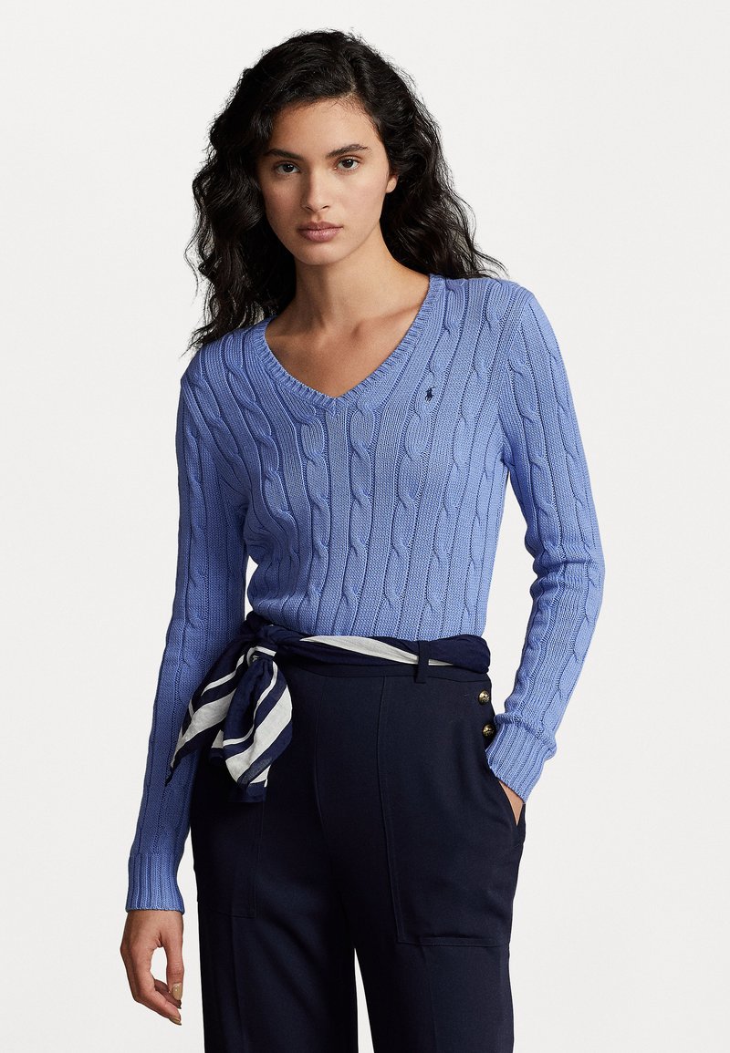 Polo Ralph Lauren KIMBERLY LONG SLEEVE Trui new litchfield blue/blauw Zalando.nl