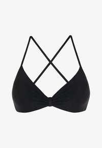 Niewybrane, czarna góra od bikini push up frotka