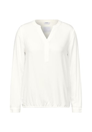 IN UNIFARBE - Bluse - weiß