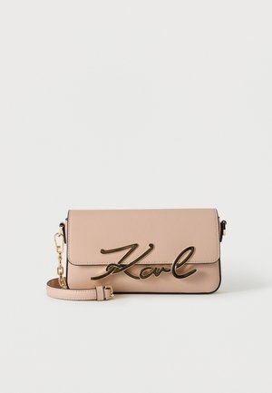 KARL LAGERFELD, SIGNATURE - Дамска чанта - nude pink