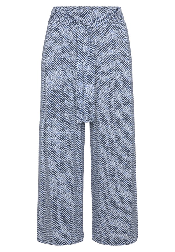 Stoffhose - blau bedruckt