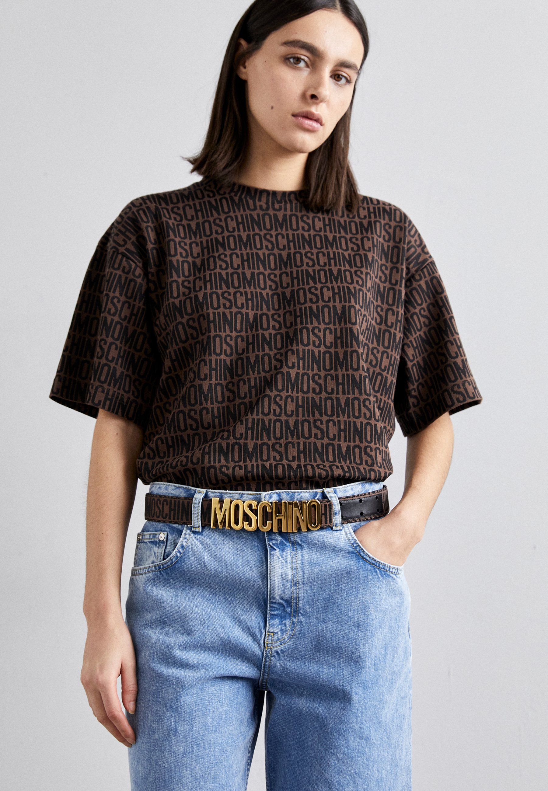 MOSCHINO BELT - Gürtel - brown/braun - Zalando.de