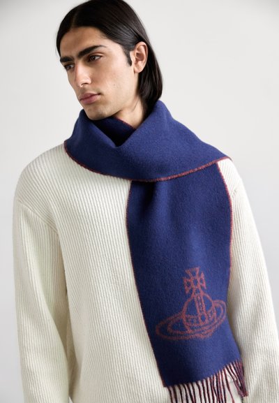 Vivienne Westwood SCARF UNISEX - Šalle - navy blue