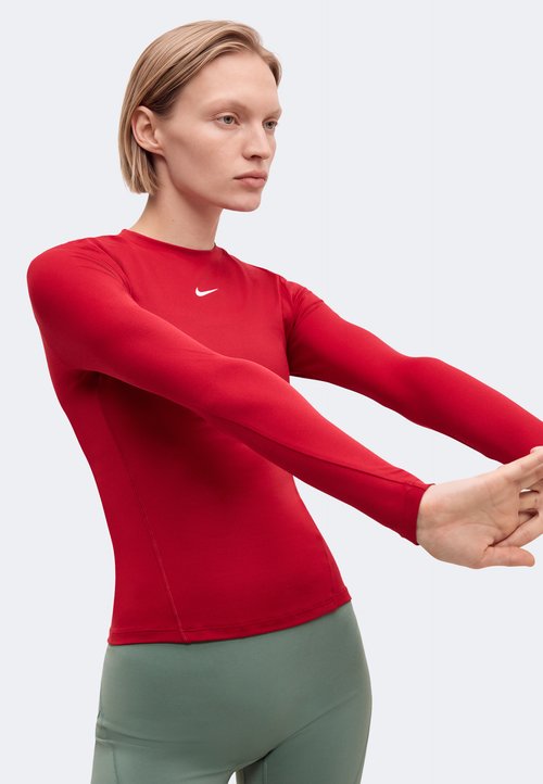 Nike ONE - Long-sleeved top - tough red/white — photo 4