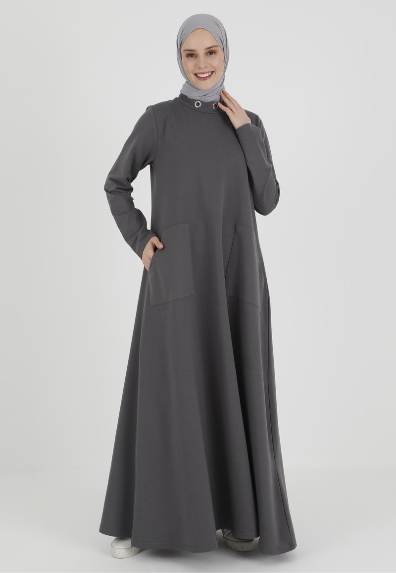 Modanisa CREW NECK Maxi dress anthracite Zalando.de