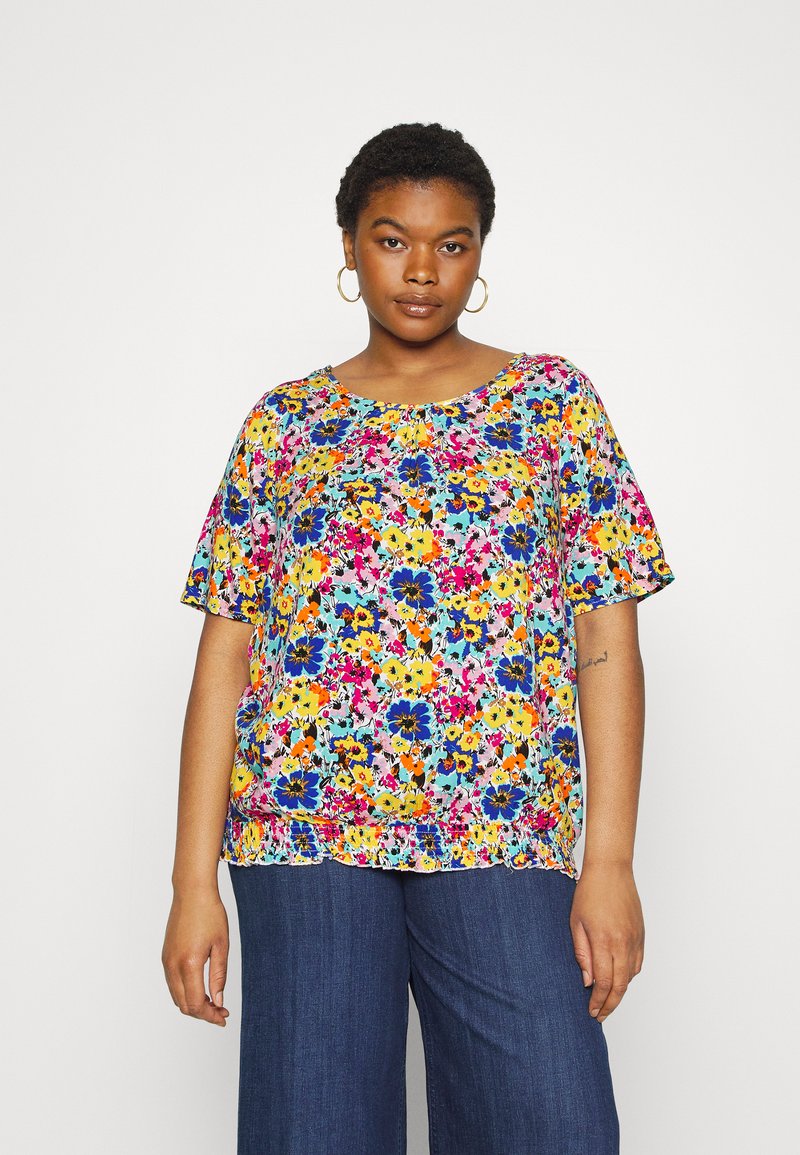 Only Carmakoma  Marrakesh life top azzure blue main image 0