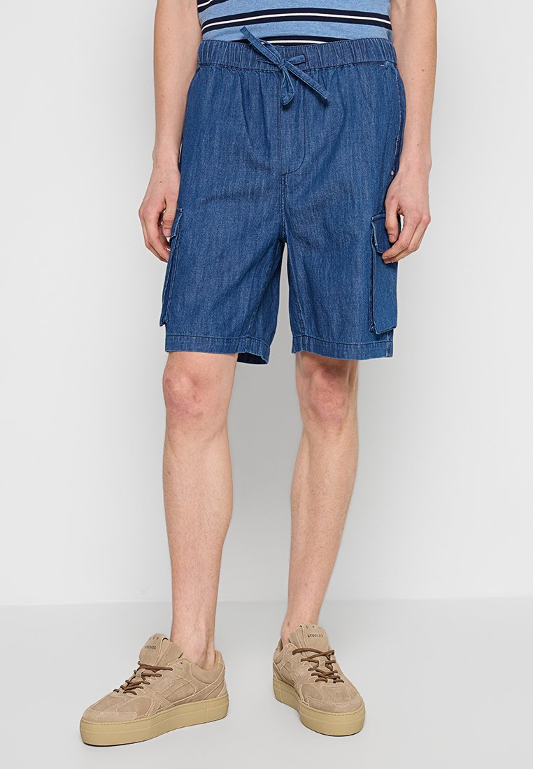 Scotch & Soda Jeansshort blauw