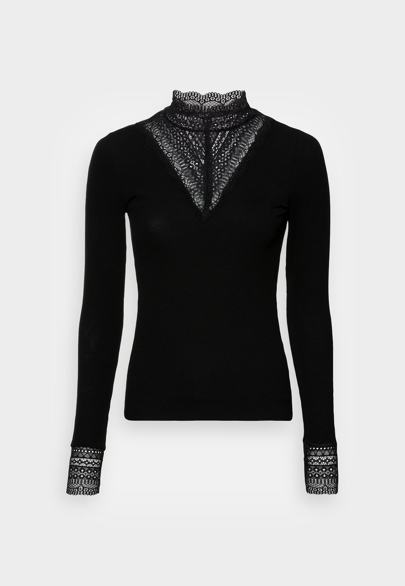 ONLY Tall ONLTILDE HIGHNECK - Long sleeved top - black