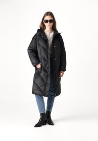 BOSS POLLY LONG - Ziemas mētelis - black