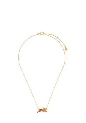 COSY BUNNY CHARM - Necklace - brown gold coloured