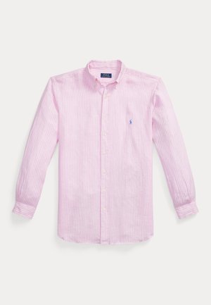 Polo Ralph Lauren Big & Tall STRIPED LINEN SHIRT - Pluus - pink/white