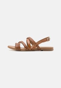 Anna Field - LEATHER - Riemensandalette - cognac Thumbnail-Bild 1