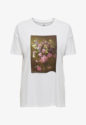 Printtipaita - bright white