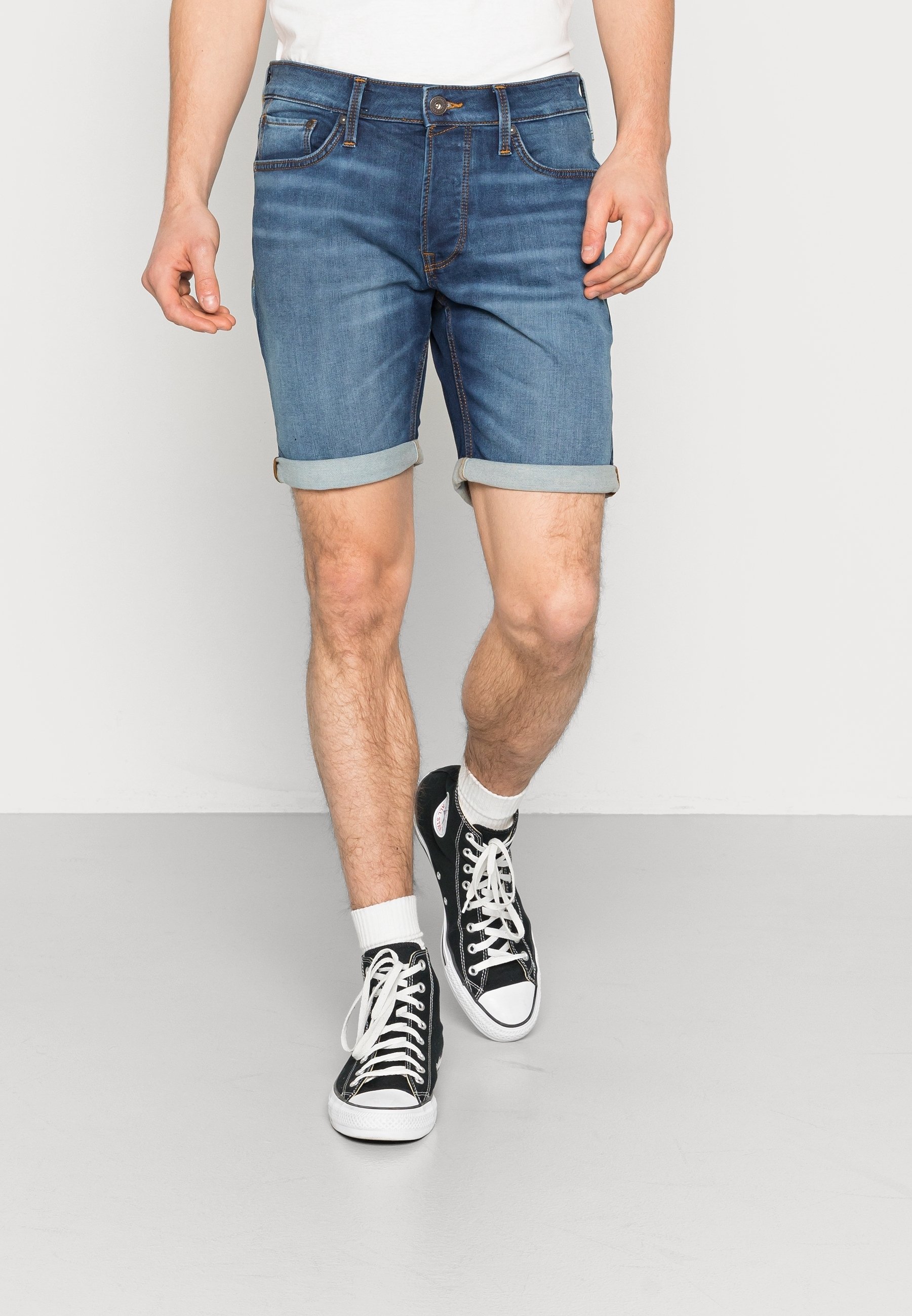 Jack Jones Denim shorts blue denim (Pre-owned) Zalando