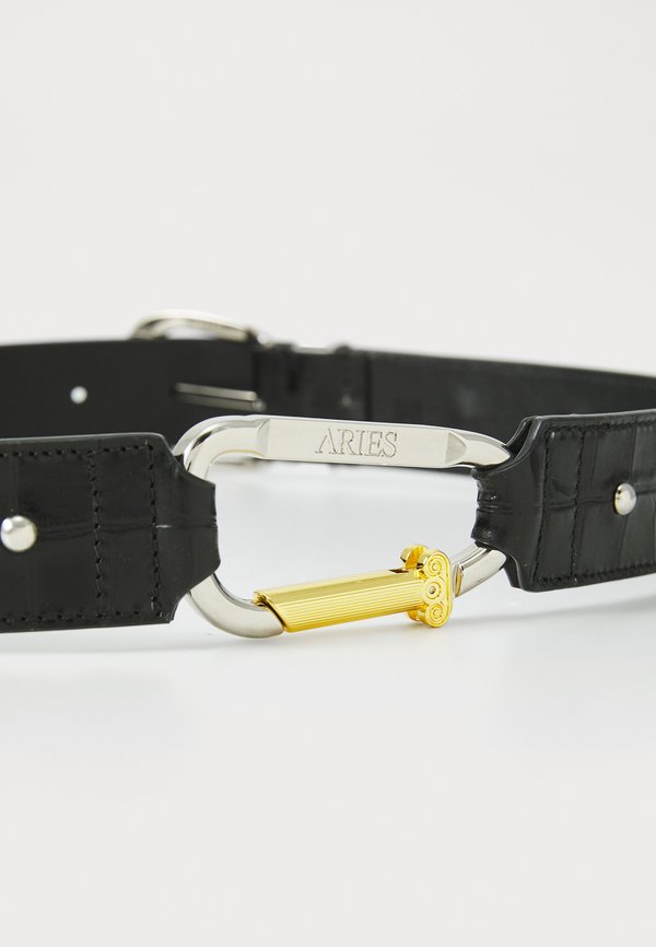 CROC STUDDED MAZZO BELT UNISEX - Belt3