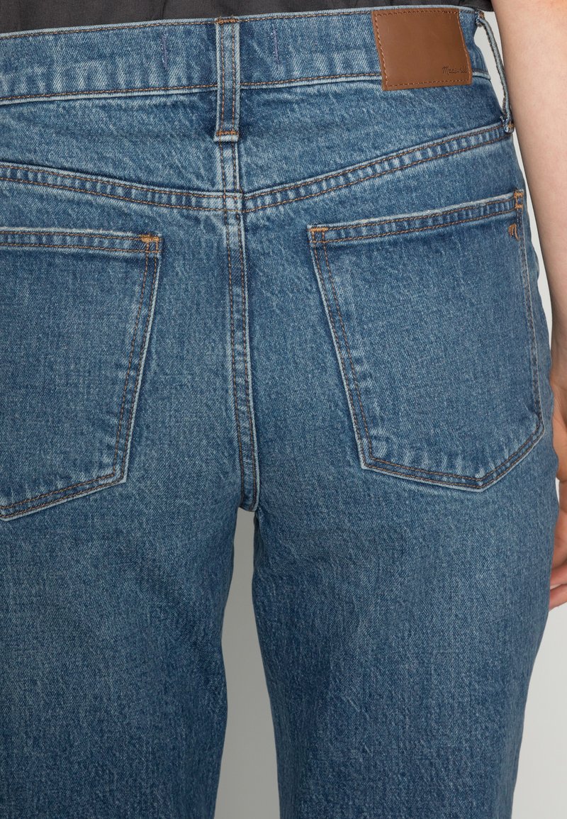 Madewell Classic Straight Straight Leg Jeans Corson Blue Denim Zalando Ie