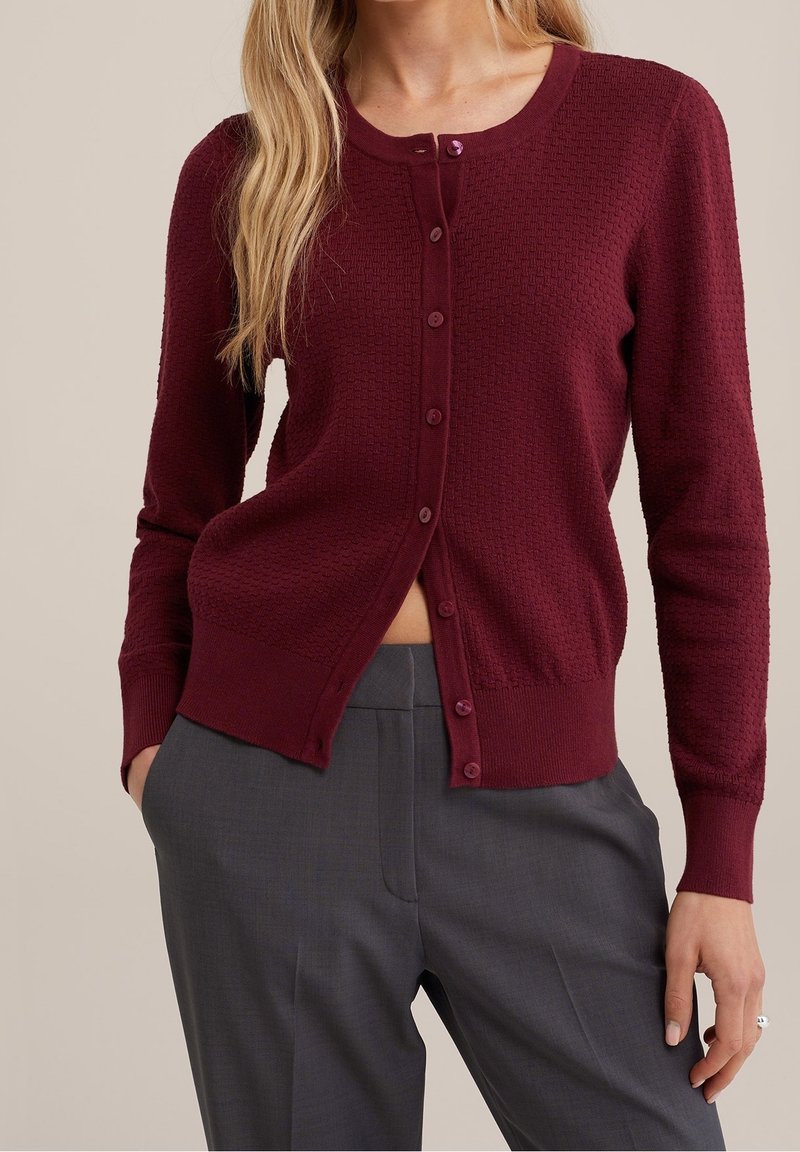 WE Fashion Kofta - mottled dark red