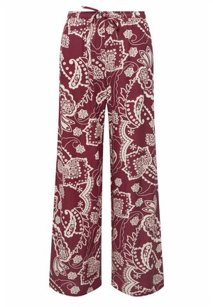 Long Tall Sally, TALL WIDE LEG TROUSERS - Housut - red