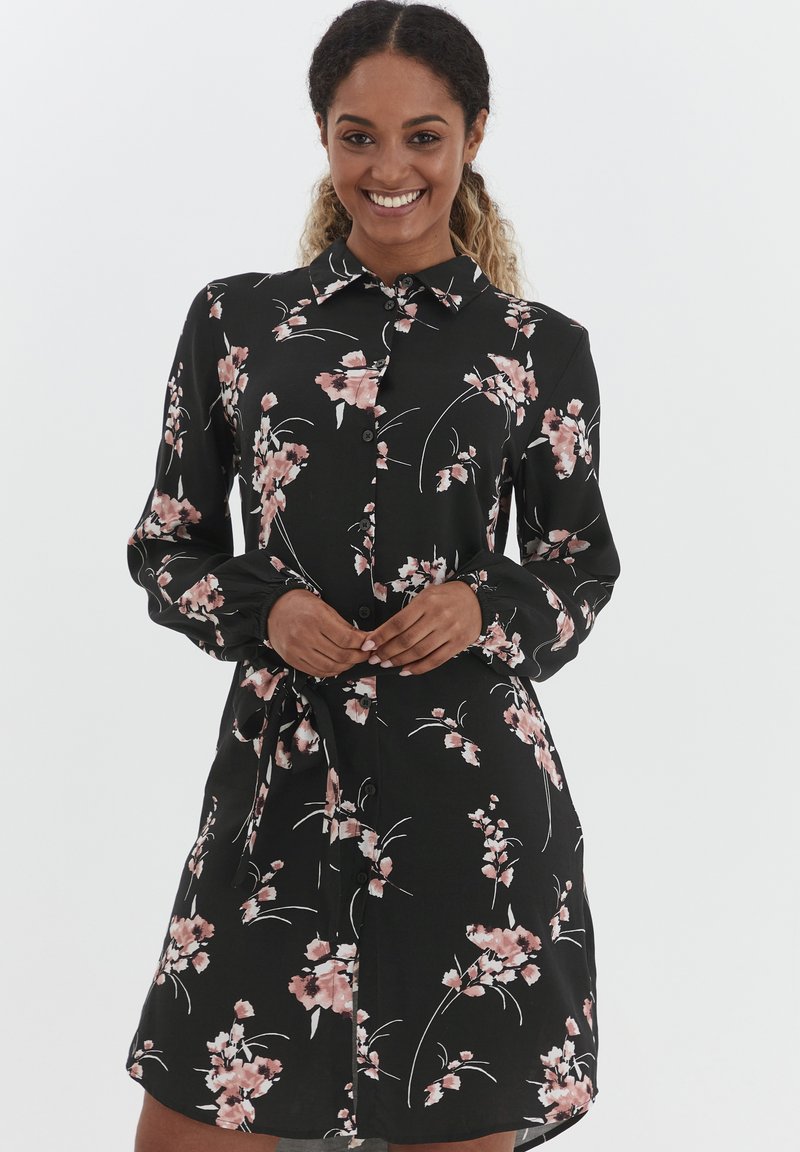 b.young BYMMJOELLA SHIRT DRESS - Jurk - black mix
