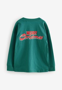 Next REGULAR FIT - Maglietta a manica lunga - green back print