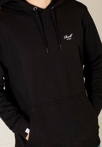 Reell STAPLE TERRY - Hoodie - deep black