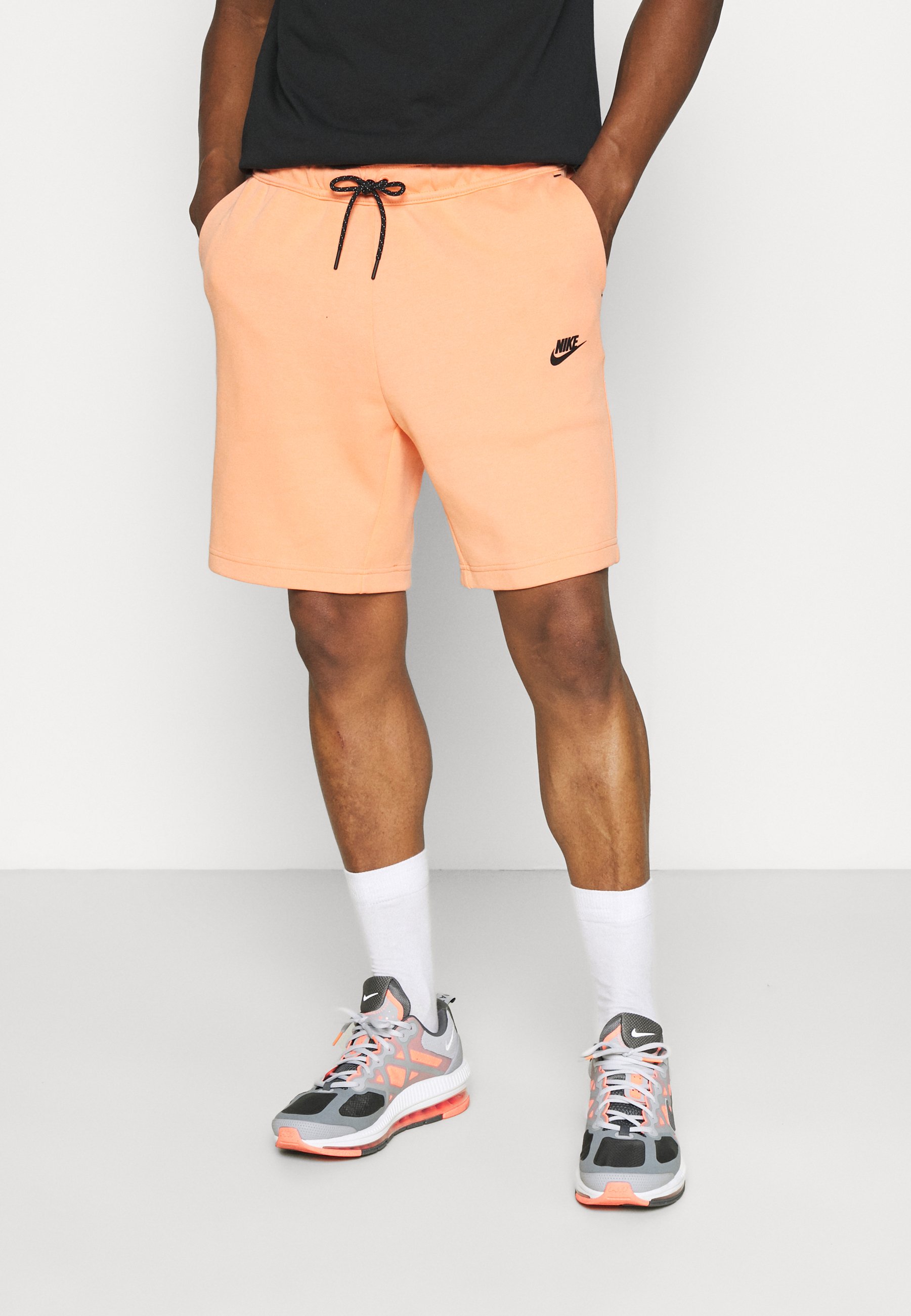 nike shorts black and orange