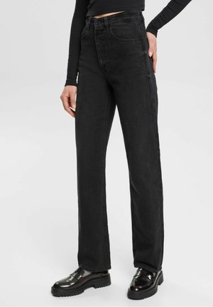 Straight leg -farkut - mottled anthracite
