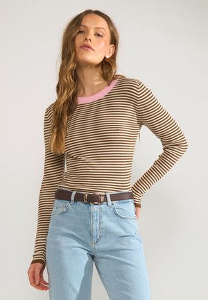 Nümph, NUFILINA PULLOVER - Strickpullover - dachshund