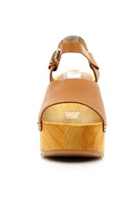 Kickers KICK WEDGE WISE - Sandali con zeppa - camel