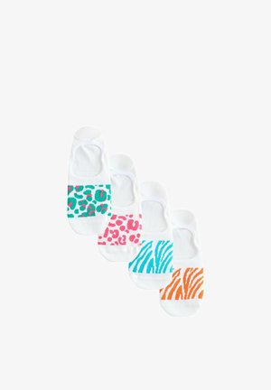 INVISIBLE 4 PACK - Socquettes - white bright animal