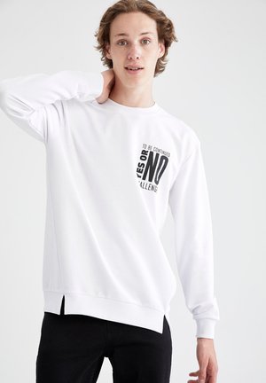LOOSE FIT - Sweatshirt - white