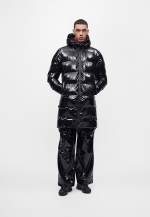 Rains, ALTA LONGER PUFFER JACKET UNISEX - Зимно палто - black gloss
