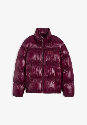 Tommy Jeans, SHINY PUFFER - Dunjakker - calypso berry