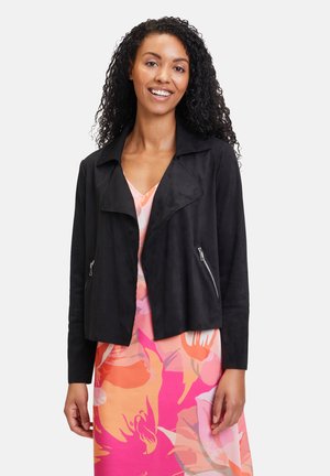 BIKER LANGARM - Blazer - schwarz