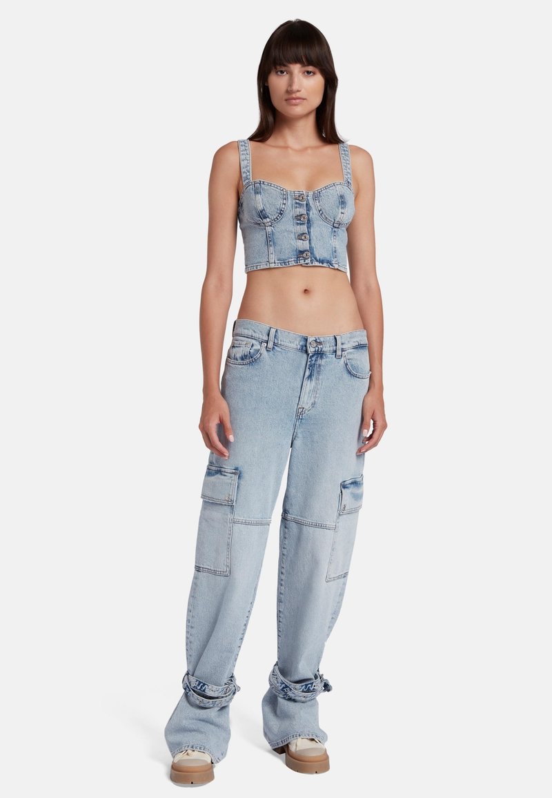 7 For All Mankind Top lichtblauw 7 For All Mankind Top lichtblauw