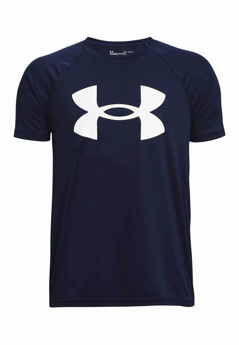 Under Armour - FUSSBALL-TECH BIG LOGO - Potiskana majica - midnight navy, Povečajte