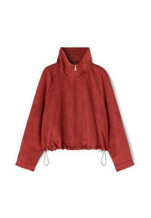 Motivi, GIUBBOTTO CORTO CON COLLO ALTO E ZIP - Übergangsjacke - rosso