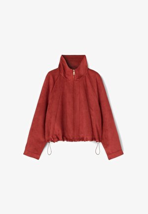 Motivi, GIUBBOTTO CORTO CON COLLO ALTO E ZIP - Übergangsjacke - rosso