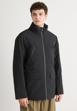 MOCKNECK JACKET - Daunenjacke - black