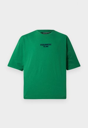Dsquared2 Print T-shirt - green/dark navy