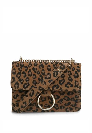 Manfield MIT PANTHERPRINT - Schoudertas - cognac