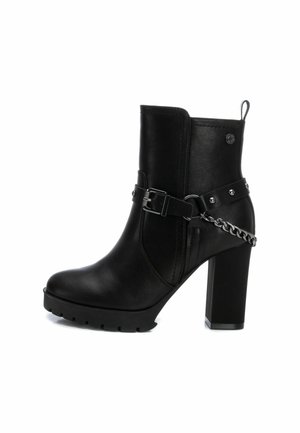 Botines de tacón - black