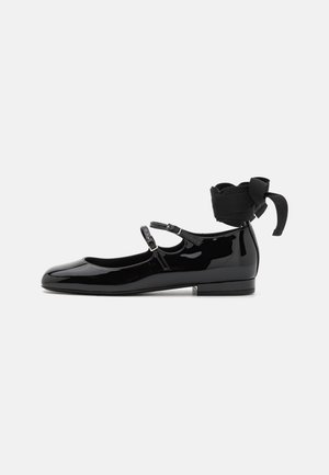SI ROSSI Ankle strap ballet pumps - nero