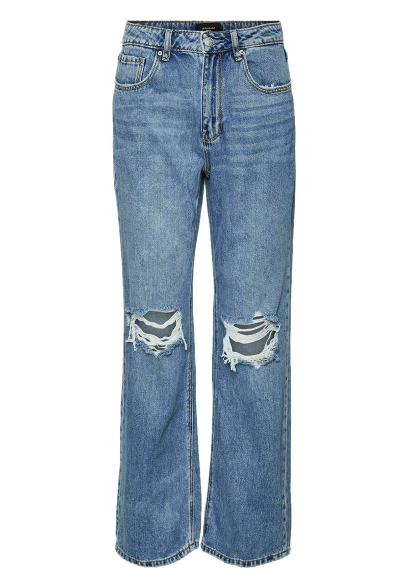 Vero Moda Straight leg jeans donkerblauw